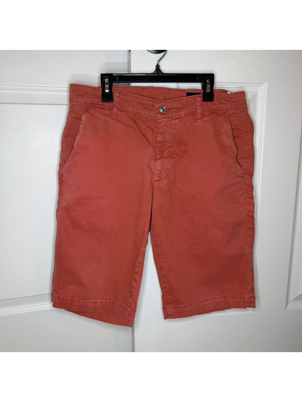 AG Adriano Goldschmied The Griffin Tailored Chino Shorts Burnt Orange Men’s 31R